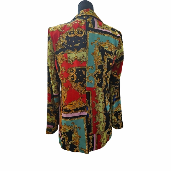 Industry Women's Paisley Print Blazer-Size Medium - Picture 16 of 16